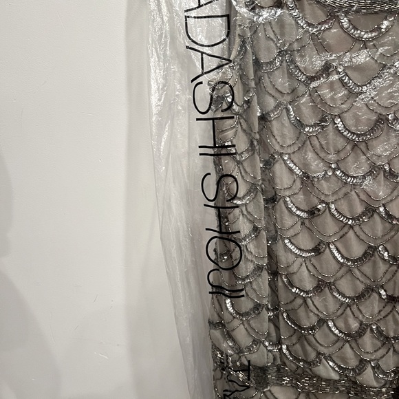 Adrianna Papell Roaring 20's Flapper Dress with Beading Slip - Picture 1 of 5
